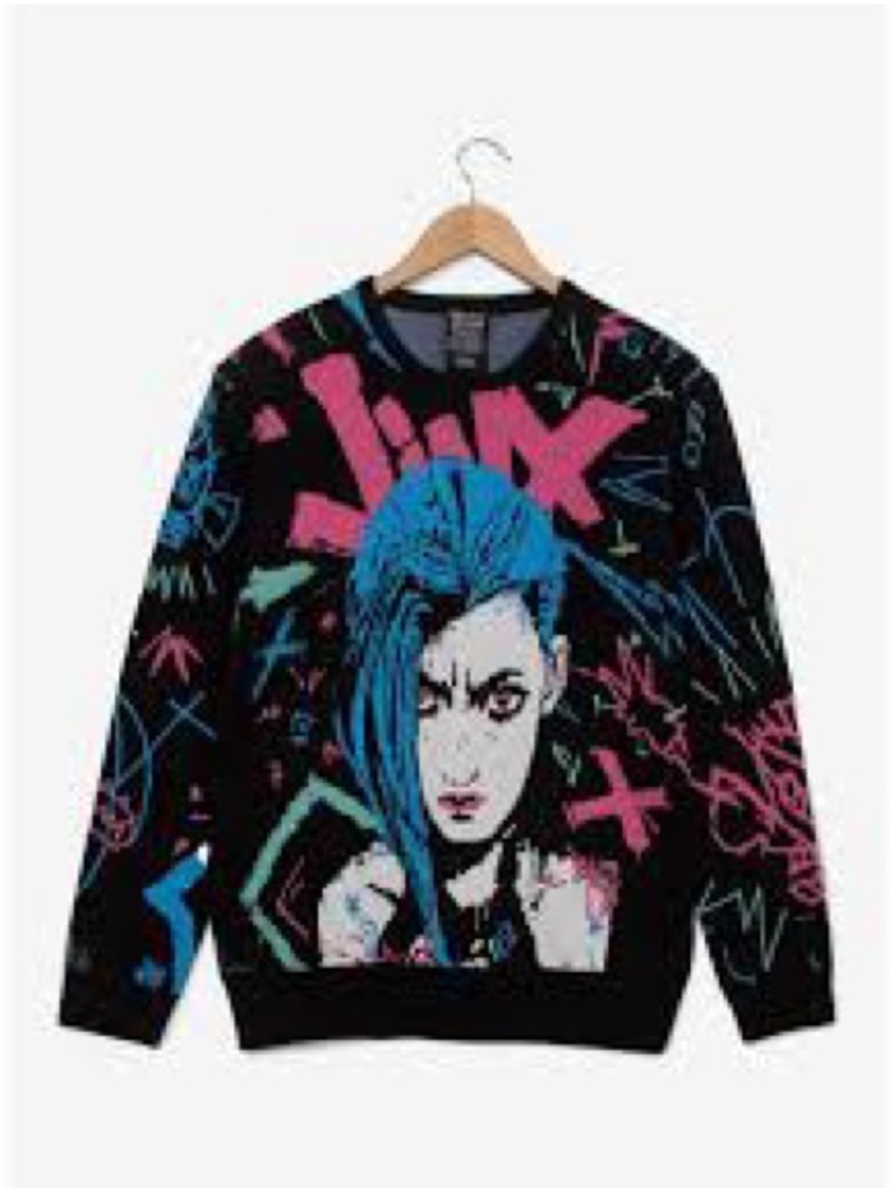 Jinx arcane unisex sweater nwt